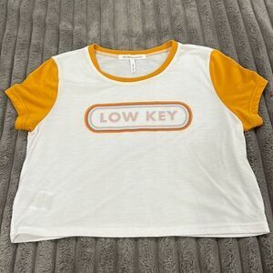 BCBGeneration Low Key Crop Top